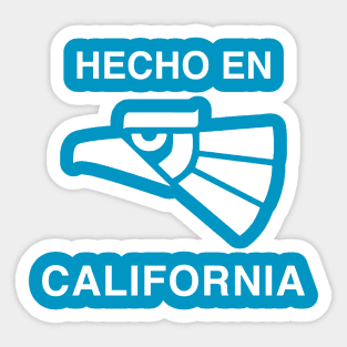 Hecho en California Sticker